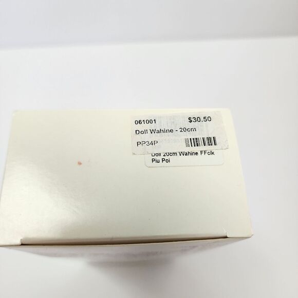 Vintage Parrs New Zealand Wahine Porcelain Doll 8" in Box - Picture 7 of 9